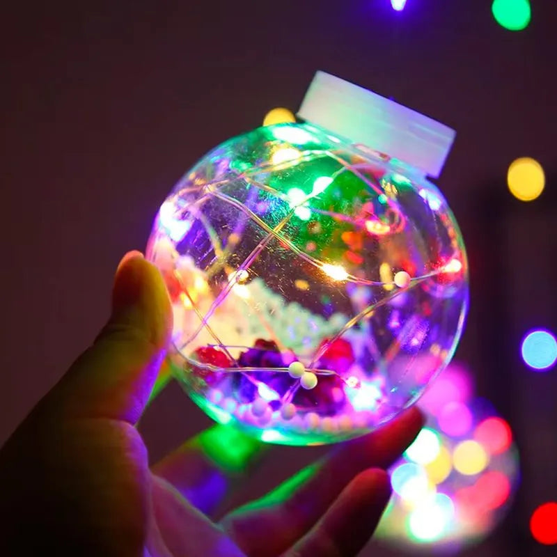 Guirnalda Esferas Navideña Luz LED