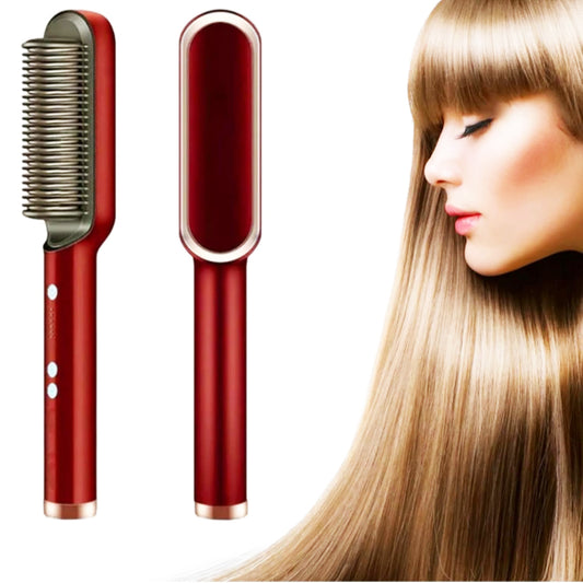 Cepillo Alisador Eléctrico Profesional