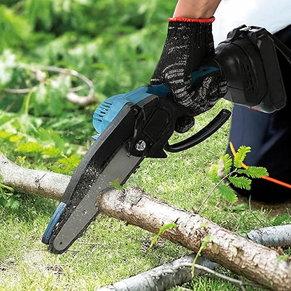 Mini Motosierra 6" Electrica + 2 baterias Recargables