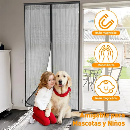 Cortina Mosquitera para puertas 210x100cm