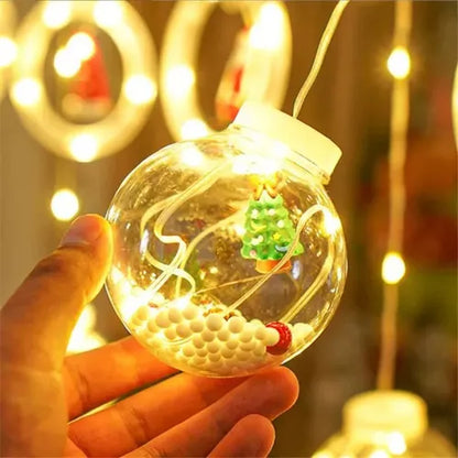 Guirnalda Esferas Navideña Luz LED