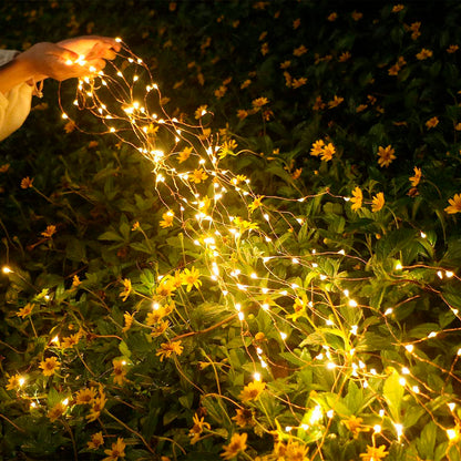 Luces Solares Navideñas 20 m · 170 LED · Encendido Automático